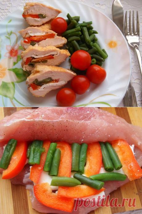 Фаршированное куриное филе - пошаговый рецепт с фото - фаршированное куриное филе - как готовить: ингредиенты, состав, время приготовления - Леди@Mail.Ru