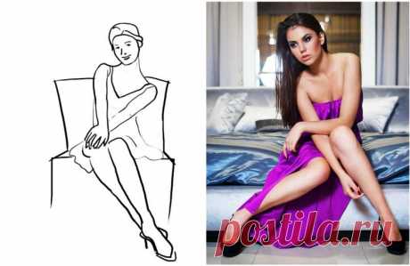 20 самых удачных поз для женской фотосессии