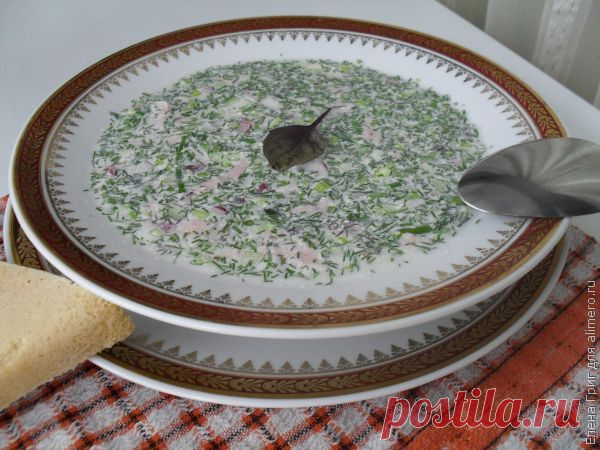 Окрошка на минералке | Ваши любимые рецепты