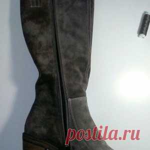 Как ушить широкое голенище сапога самостоятельно