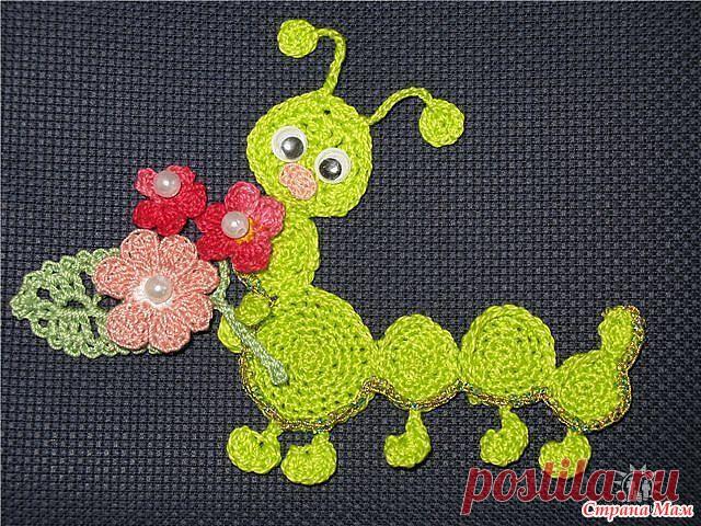 Аппликации крючком