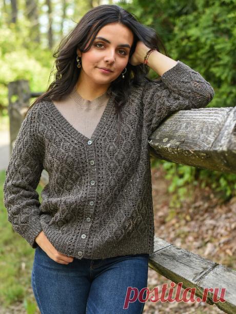 Вязаный спицами кардиган Dandelion Honey | Вяжут мамы и не только | Яндекс Дзен