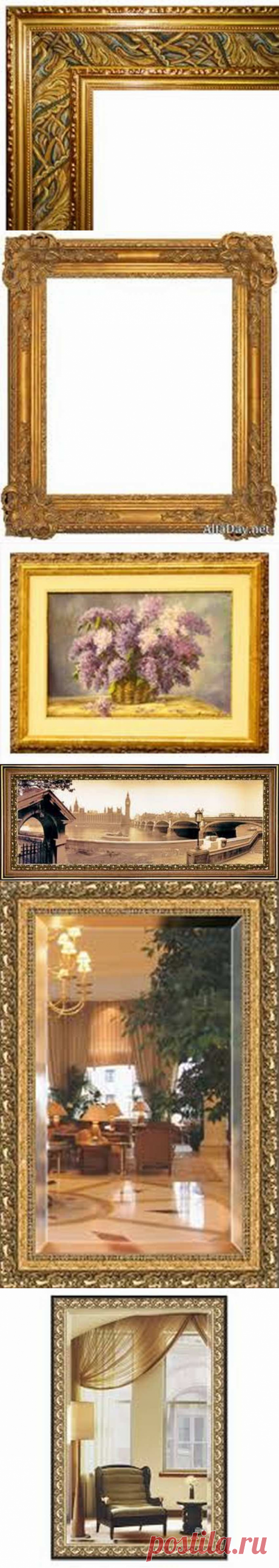 Рамки из багета, идеи