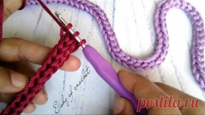 طريقه جديده وسهله لعمل يد شنطة / حقيبة كروشيه New & easy crochet hand bag