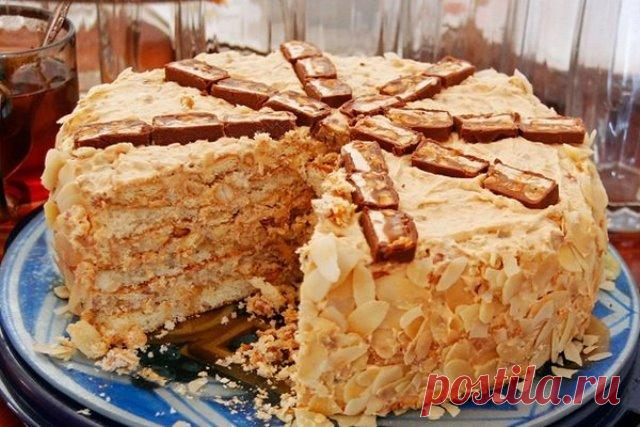 ТОРТ "СНИКЕРС"- НЕРЕАЛЬНО ВКУСНЫЙ!!!