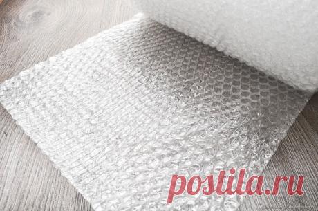 Способы применения пузырчатой плёнки. Интересные идеи на фото.