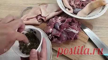 Мясной деликатес из рульки . Вкуснее любой колбасы!