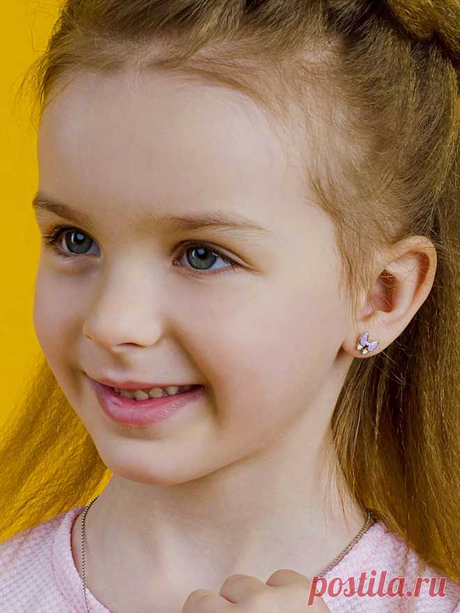 Детские серьги из серебра для девочки 5 - 12 лет бабочки Umi Stars 24894104 купить за 1 479 ₽ в интернет-магазине Wildberries