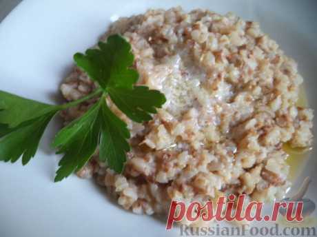 Рецепт: Гречневая каша-размазня (вязкая) на RussianFood.com