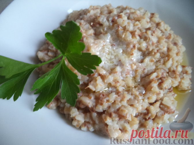 Рецепт: Гречневая каша-размазня (вязкая) на RussianFood.com