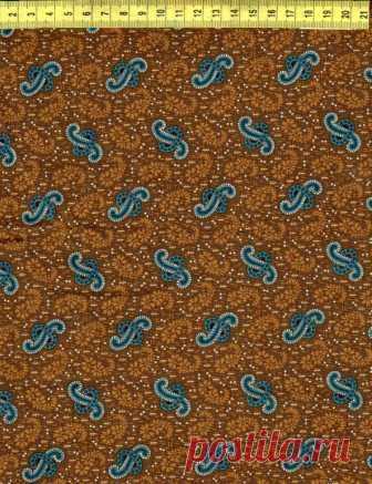 Пейсли на коричневом N757-004 - Гражданская война <- NEWCASTLE FABRICS <- Ткани - Каталог | StitchCraft