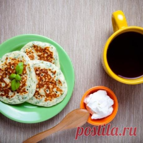 Блинчики с зеленью и брынзой - МирТесен