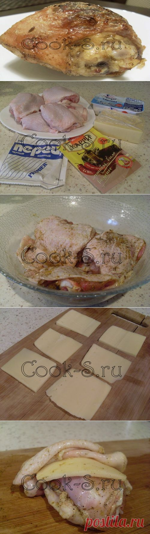 Бедрышки с сыром - так аппетитно, что удержаться невозможно.