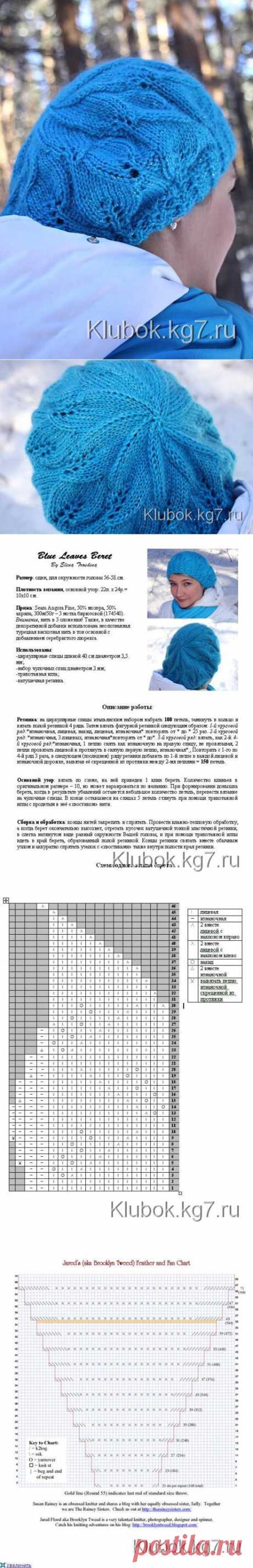 Голубой берет | Клубок