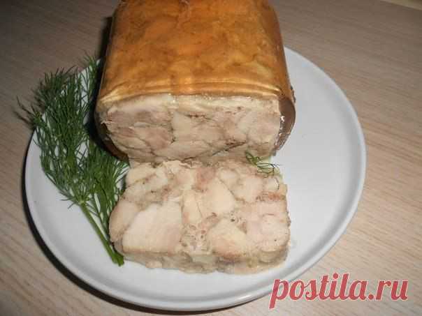 Домашняя куриная ветчина.