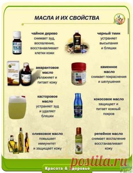 Полезность масел