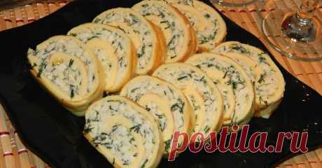 Готовим яичный рулет