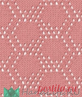 Подборка схема ажурных узоров спицами / Вязание спицами