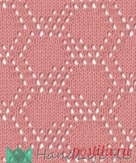 Подборка схема ажурных узоров спицами / Вязание спицами
