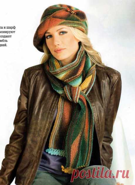 Головные уборы,шарфы и митенки в технике свинг (swing-knitting) - Klubok - Modnoe Vyazanie.ru.com