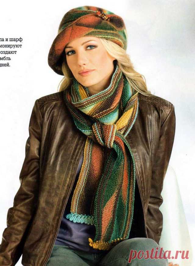 Головные уборы,шарфы и митенки в технике свинг (swing-knitting) - Klubok - Modnoe Vyazanie.ru.com