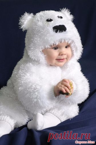 Детский КОМБИНЕЗОН «МИШКА УМКА» — вяжем своими руками — HandMade