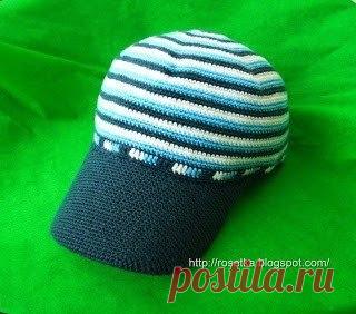 КЕПКА ВЯЗАНАЯ ДЛЯ МАЛЬЧИКА / Вязание как искусство!