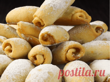 Ароматные рогалики с яблочной начинкой: просто и безумно вкусно