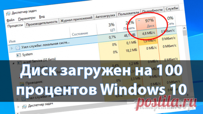 Диск загружен на 100% в Windows 10. Что можно сделать В некоторых случаях, даже если с самим диском все в порядке, Windows 10 просто 