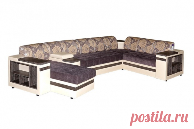 П-образный диван Ритис с трапецией | Витебск, Минск, Могилев | Савлуков-Мебель