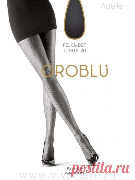 Oroblu ADELLE 20 колготки в горошек купить