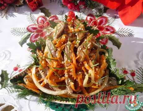 Салат-закуска из сельди по-корейски – кулинарный рецепт