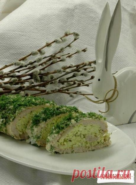 Рулет "Весенняя зелень" / Рецепты к Пасхе / Кукорама — вкусные рецепты!