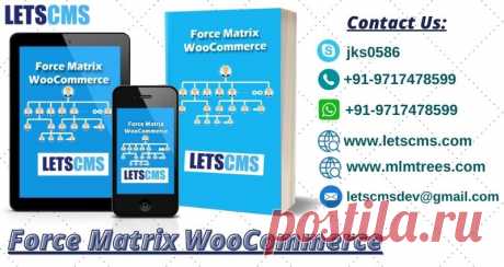 Multi-level Marketing is a quick and effective way of launching a company in a limited capital and Force Matrix WooCommerce (FMW) is the secret to your growth. LetsCms Pvt Ltd. launches a new revolution in the Multi-Level Marketing industry by launching a WordPress plugin for Force Matrix WooCommerce. LetsCms gives you an attractive price for the purchase of its online apps and all associated services.