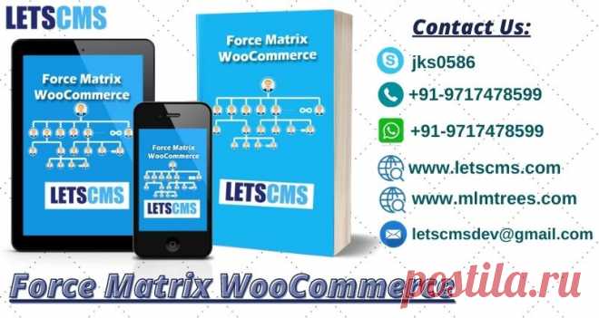 Multi-level Marketing is a quick and effective way of launching a company in a limited capital and Force Matrix WooCommerce (FMW) is the secret to your growth. LetsCms Pvt Ltd. launches a new revolution in the Multi-Level Marketing industry by launching a WordPress plugin for Force Matrix WooCommerce. LetsCms gives you an attractive price for the purchase of its online apps and all associated services.
