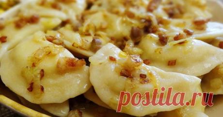 Отменные вареники с капустой и грибами