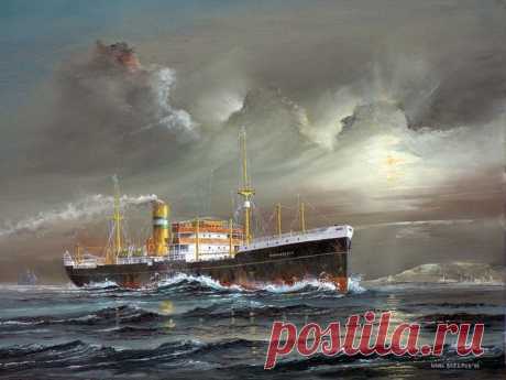 Художник-маринист Hans Breeman