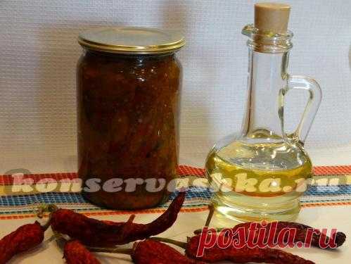 Баклажанная икра кусочками - рецепт