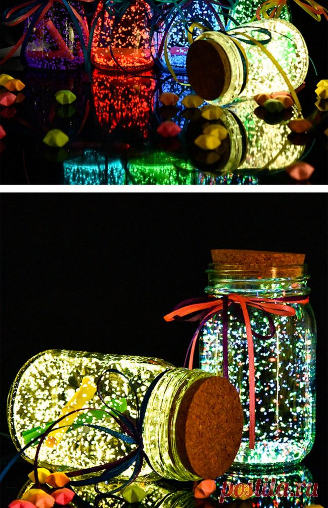 10 г/пакет, цветной светильник, флуоресцентная пудра, светящиеся гранулы, сделай сам, бутылка желаний, светящийся песок, свадебные украшения, вечерние принадлежности|Сверкающие товары для вечеринки| | АлиЭкспресс