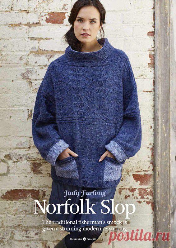 Пуловер в стиле "оверсайз" с карманами.