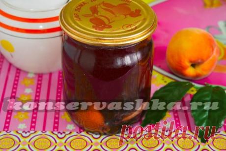 Компот из бузины с персиками: рецепт с фото