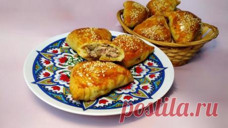 Самса узбекская из слоеного теста, пошаговый рецепт с фото Самса узбекская из слоеного теста. Пошаговый рецепт с фото, удобный поиск рецептов на Gastronom.ru