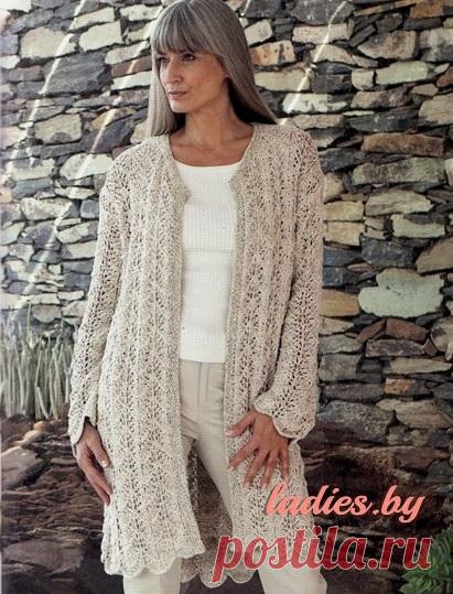 Ажурный кардиган для женщин