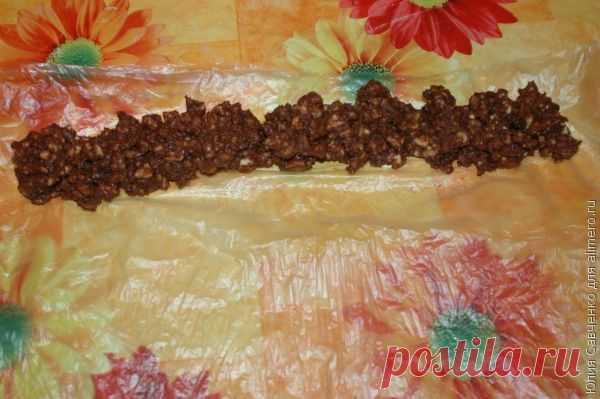 Шоколадная колбаса / Рецепты с