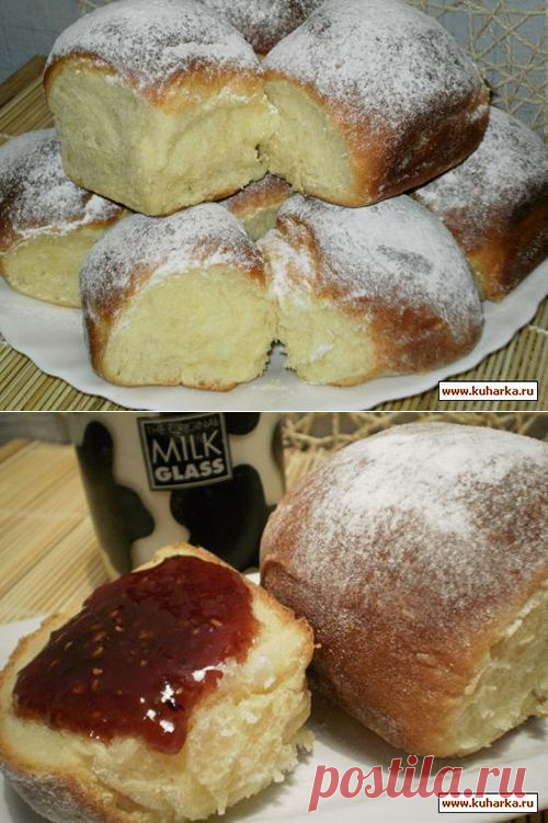 Творожные булочки .