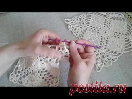 Квадратный мотив крючком. Часть 2.