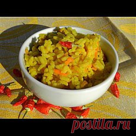 Рецепт: Плов &quot;Солнечный&quot; в рисоварке | С куриной грудкой.