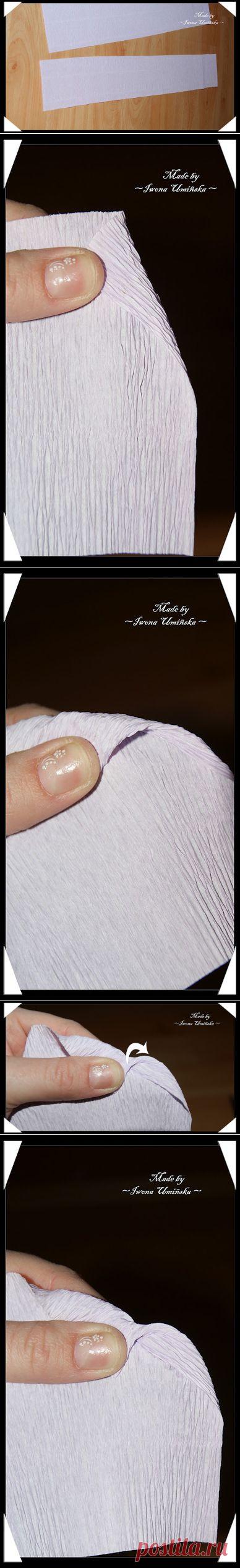 Крученные розы из гофрированной бумаги МК + Фото для вдохновения