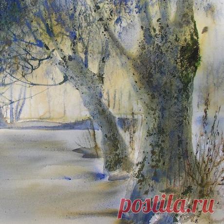 Акварель Reine Marie Pinchon.