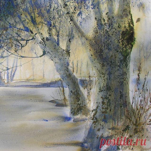 Акварель Reine Marie Pinchon.